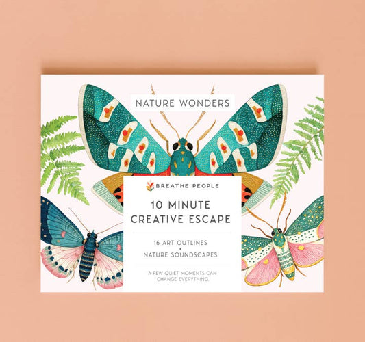 10 Minute Creative Escape Art Book - Nature Wonders