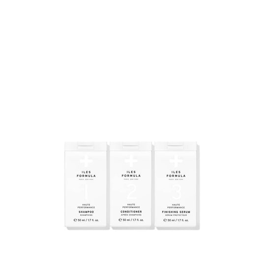 Iles Formula The Minis - shampoo, conditioner and finishing serum trio, 50 ml each