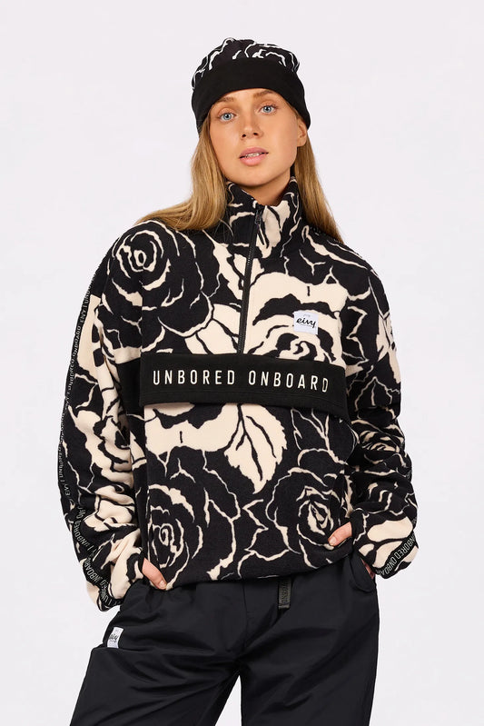 Eivy Ball Fleece - Black Rose