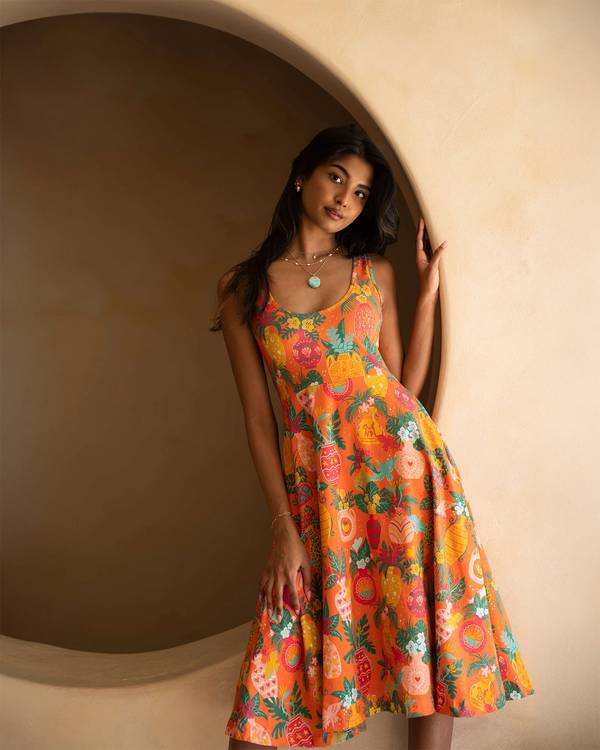 The Avalon Midi Dress - Vase De Flores