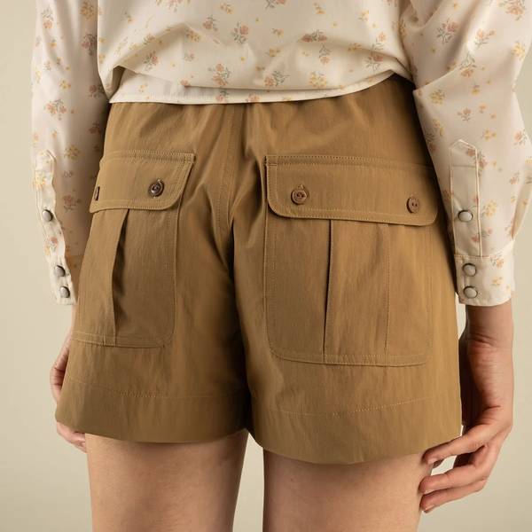 Solaya Performance Short - Saddlebrush Brown