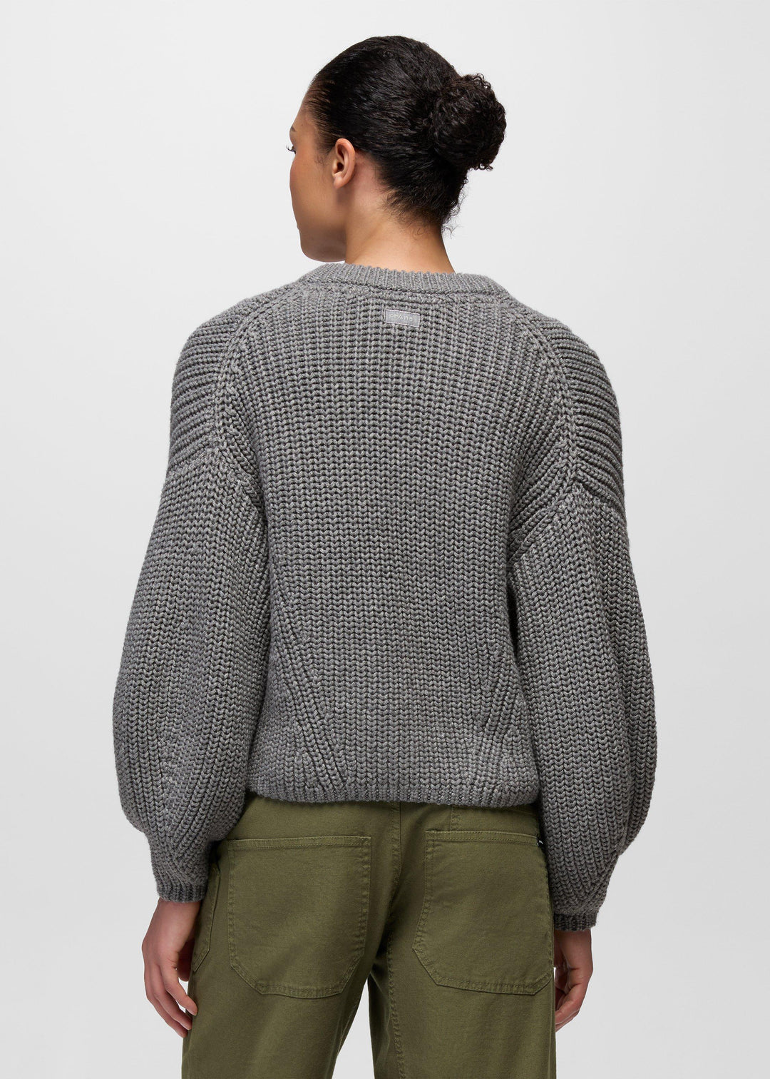 Sunday River Short Cardigan - Heather Grey