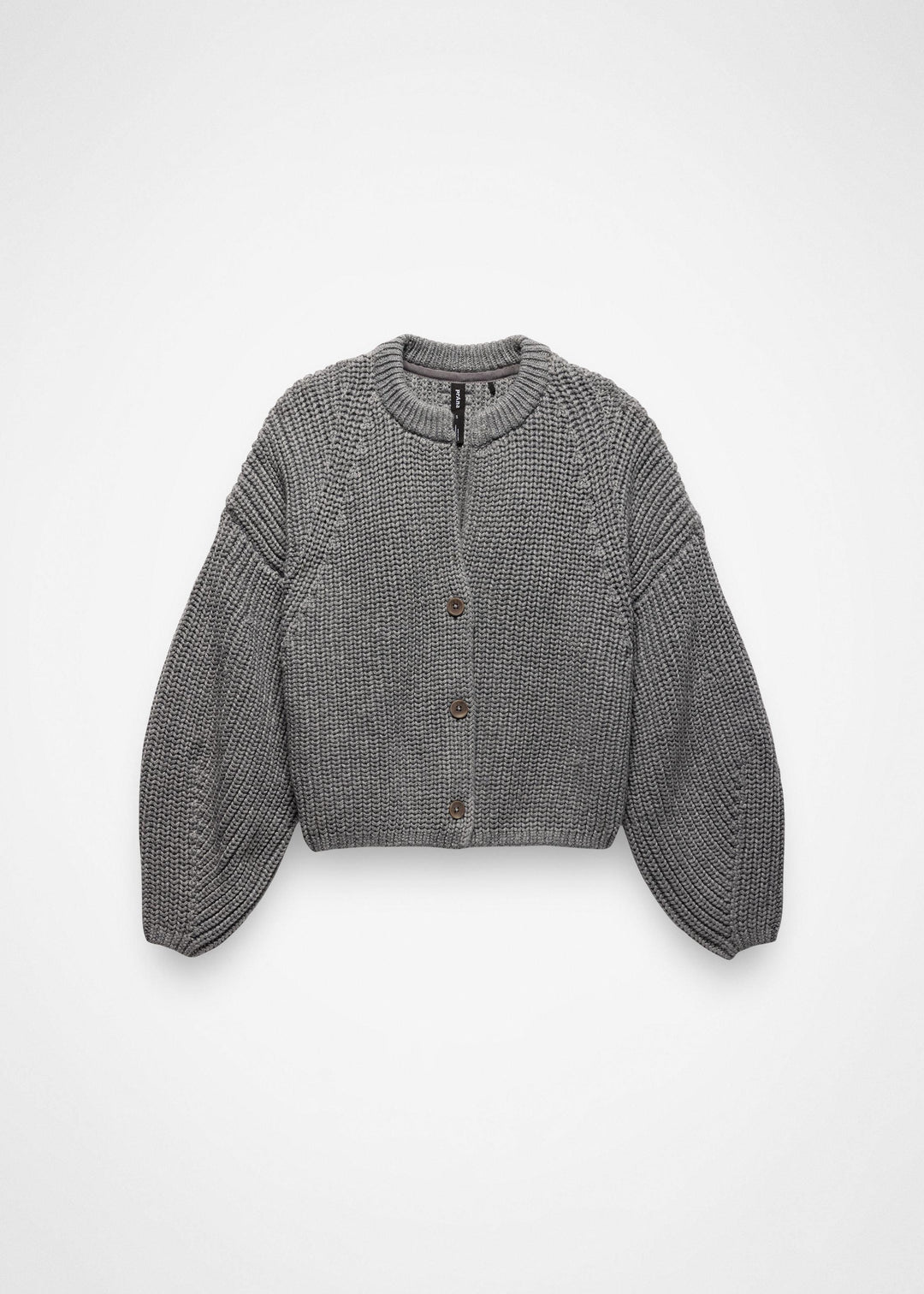 Sunday River Short Cardigan - Heather Grey