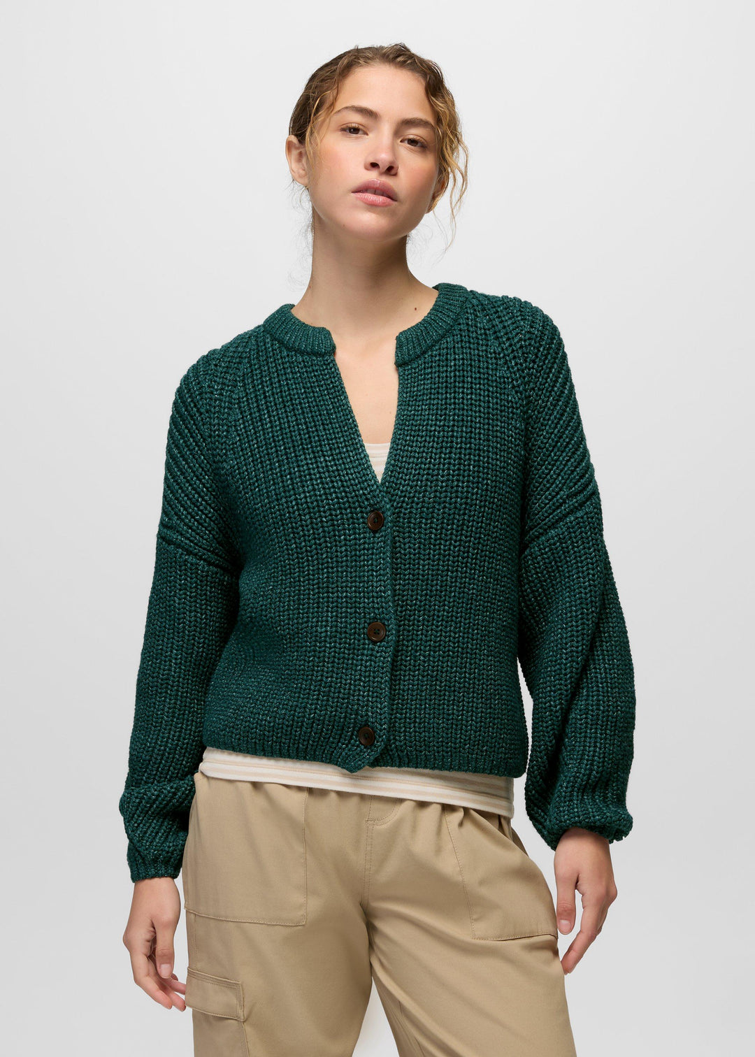 Sunday River Short Cardigan - Coast
