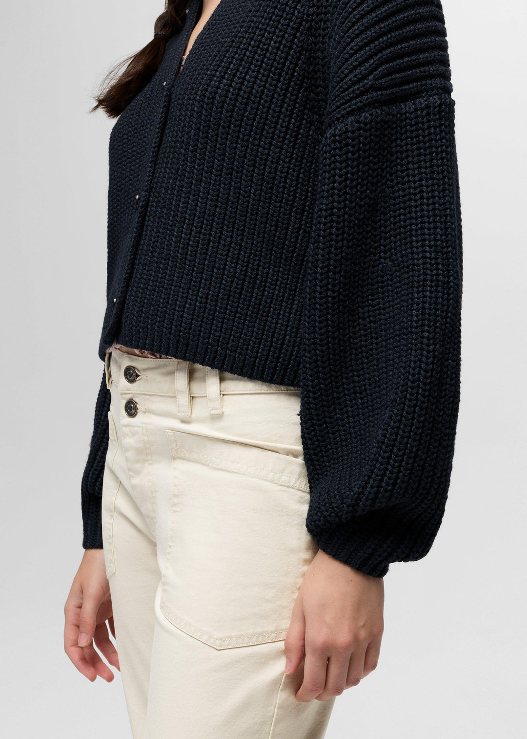 Sunday River Short Cardigan - Nautical