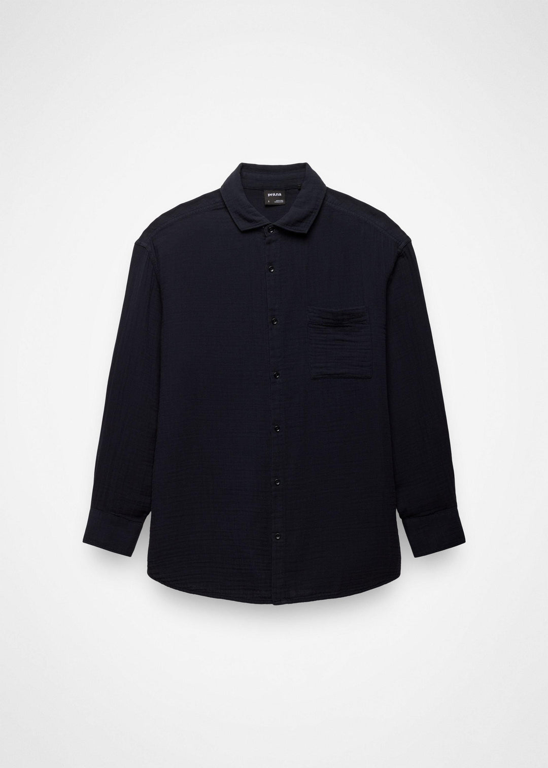 Hideaways Button Down Top - Black - f pu