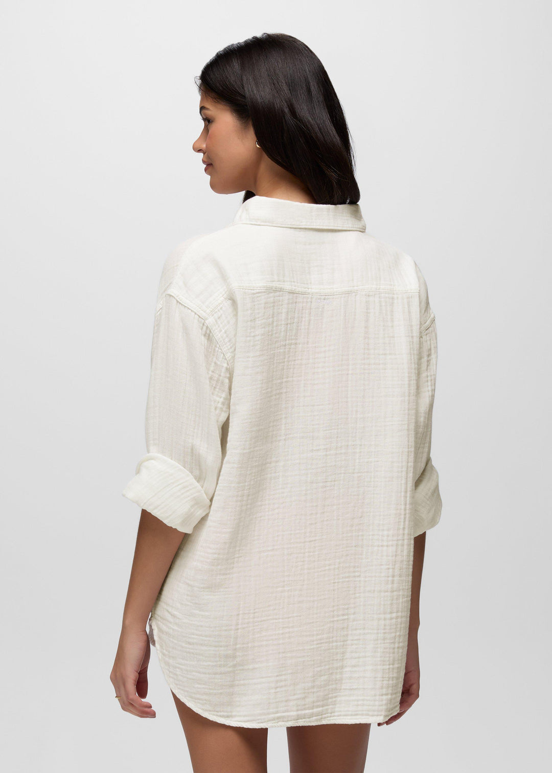 Hideaways Button Down Top - Alba - on model, back