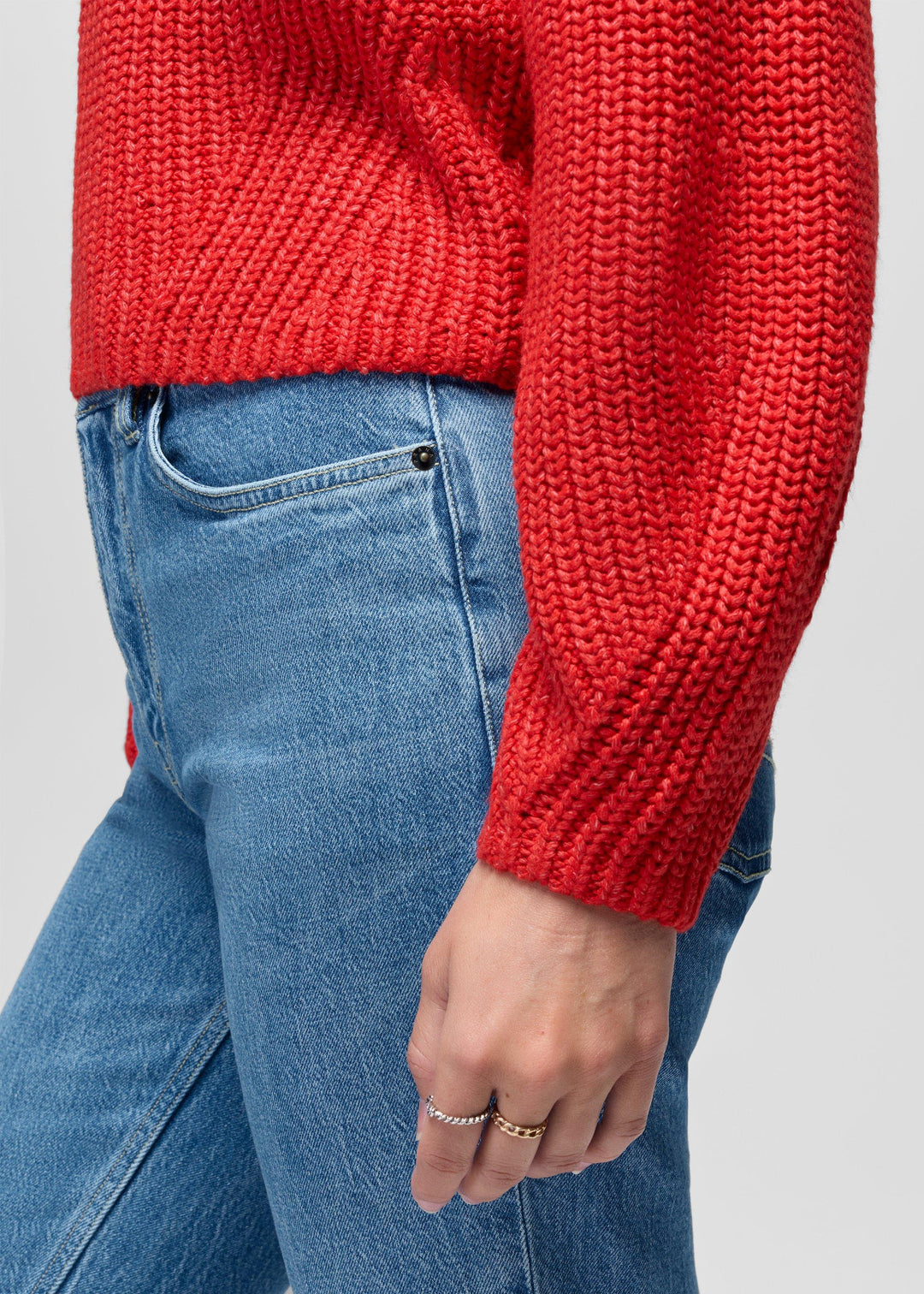 Sunday River Crewneck Sweater - Pikes Red