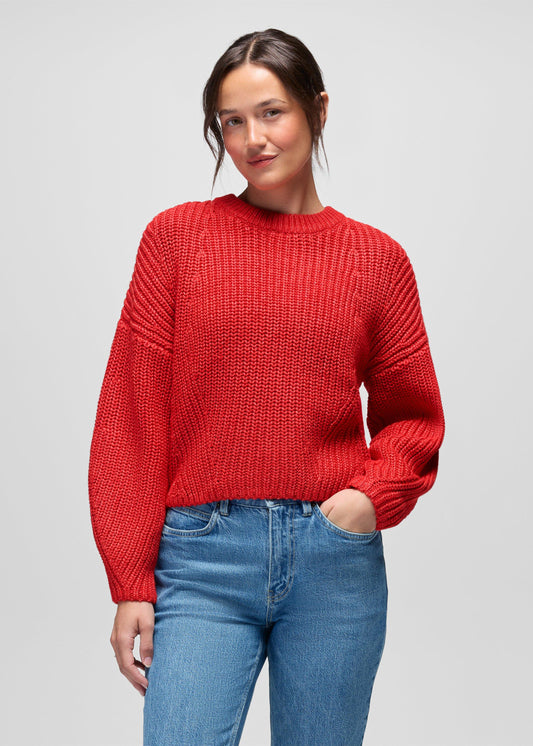 Sunday River Crewneck Sweater - Pikes Red