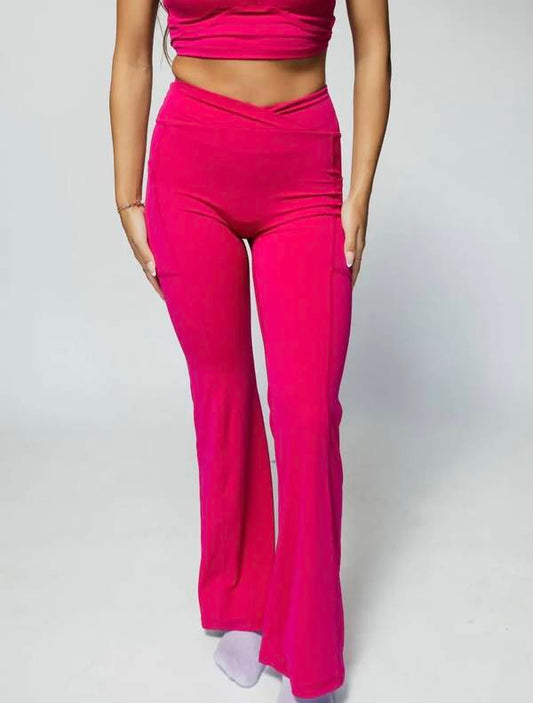 Reanta Flare Leggings - Hibiscus