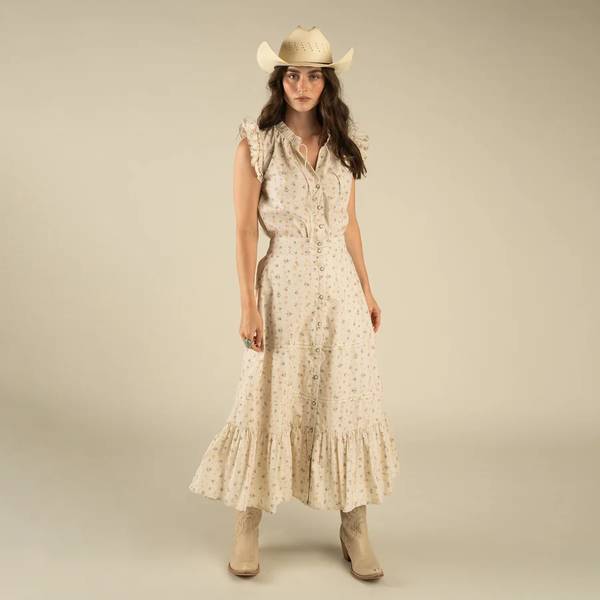 Prairie Maxi Skirt - Dustbloom-Antique