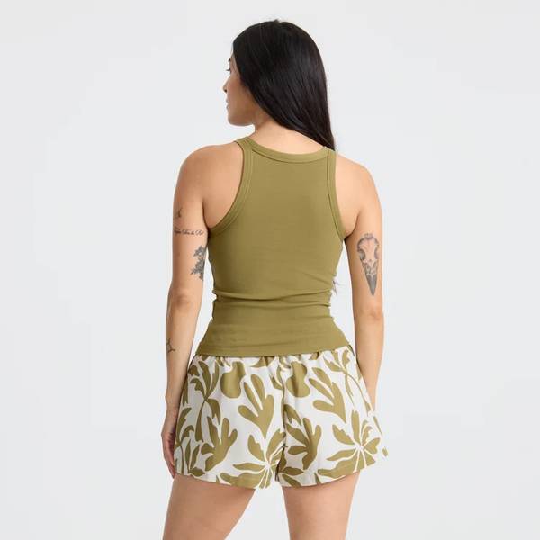 Wind Worn Tank Top - Dusty Olive