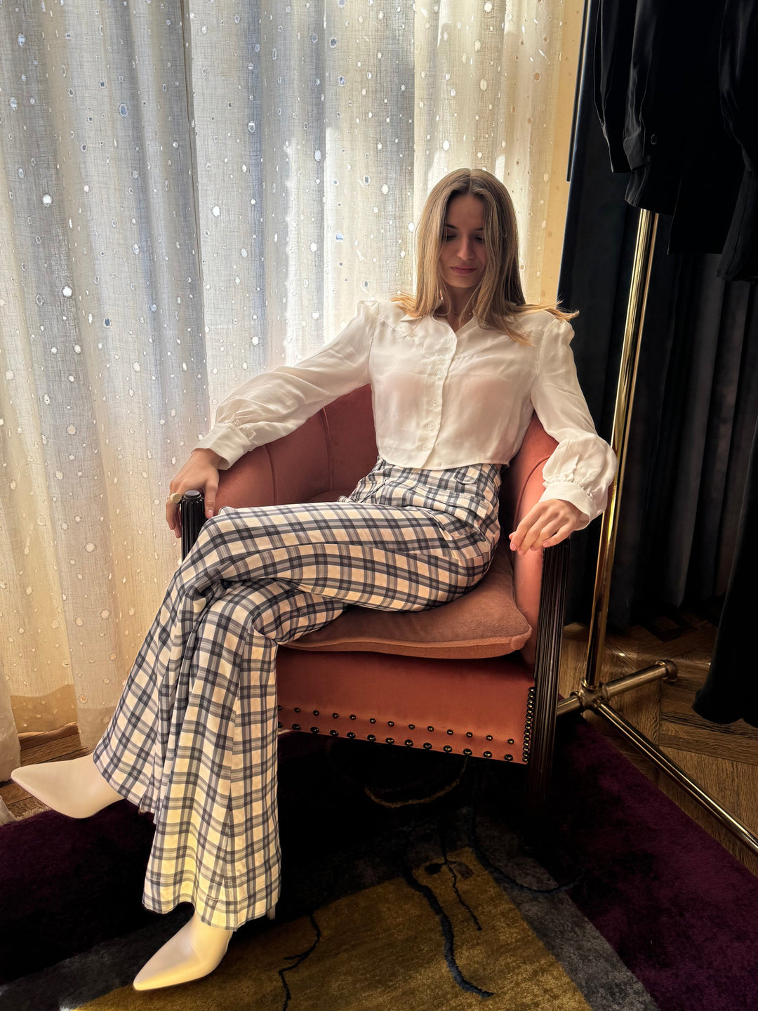 Folk Saint Marlowe Blouse – Cloud