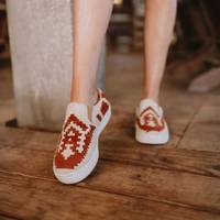 Women's Dakota Tennis Shoe - Rust
