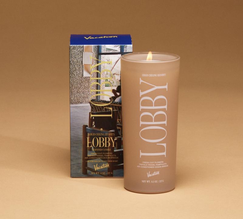 High Ceiling Resort Lobby Candle