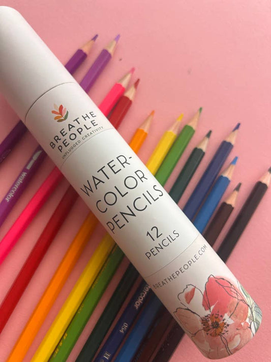 12-Color Watercolor Pencils