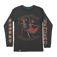 Viejones Long Sleeve T Shirt - Vintage Black