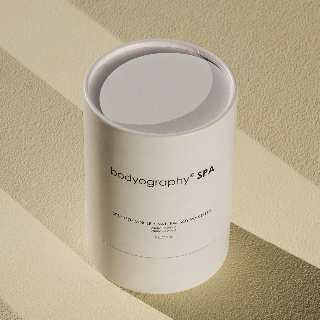 Vanilla Bourbon Scented Candle lifestyle