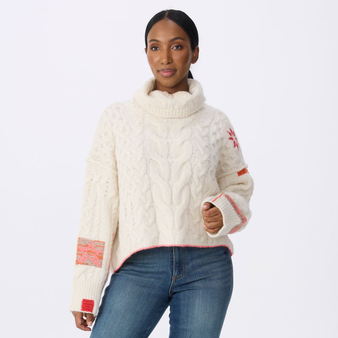 Krimson Klover Freebird Turtleneck - Snow