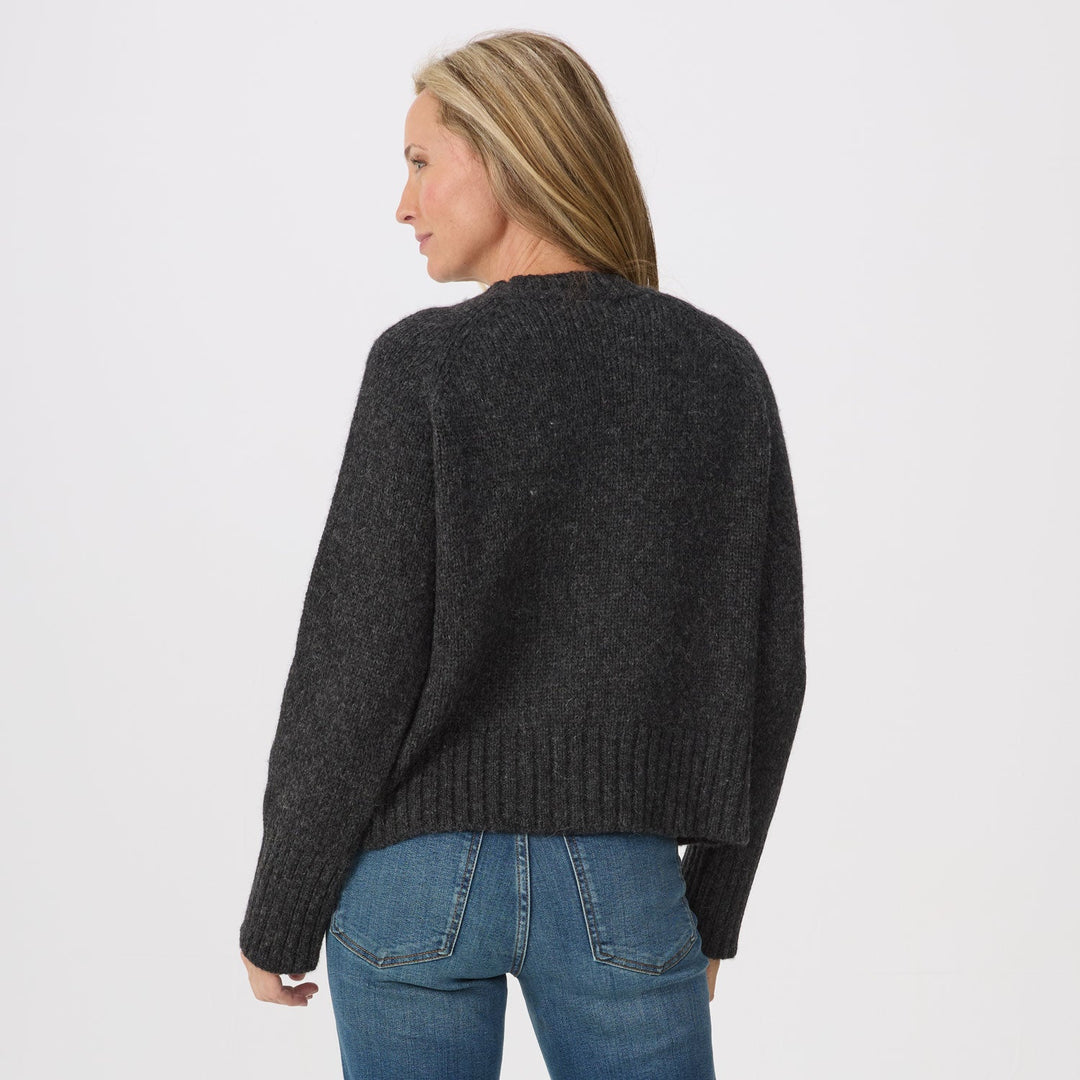 Krimson Klover Ski Crew Neck - Heather Black