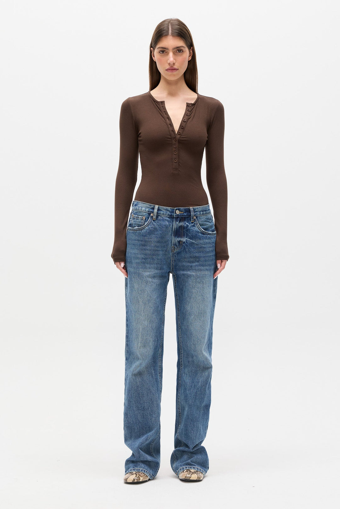 Lara Bodysuit - Chocolate