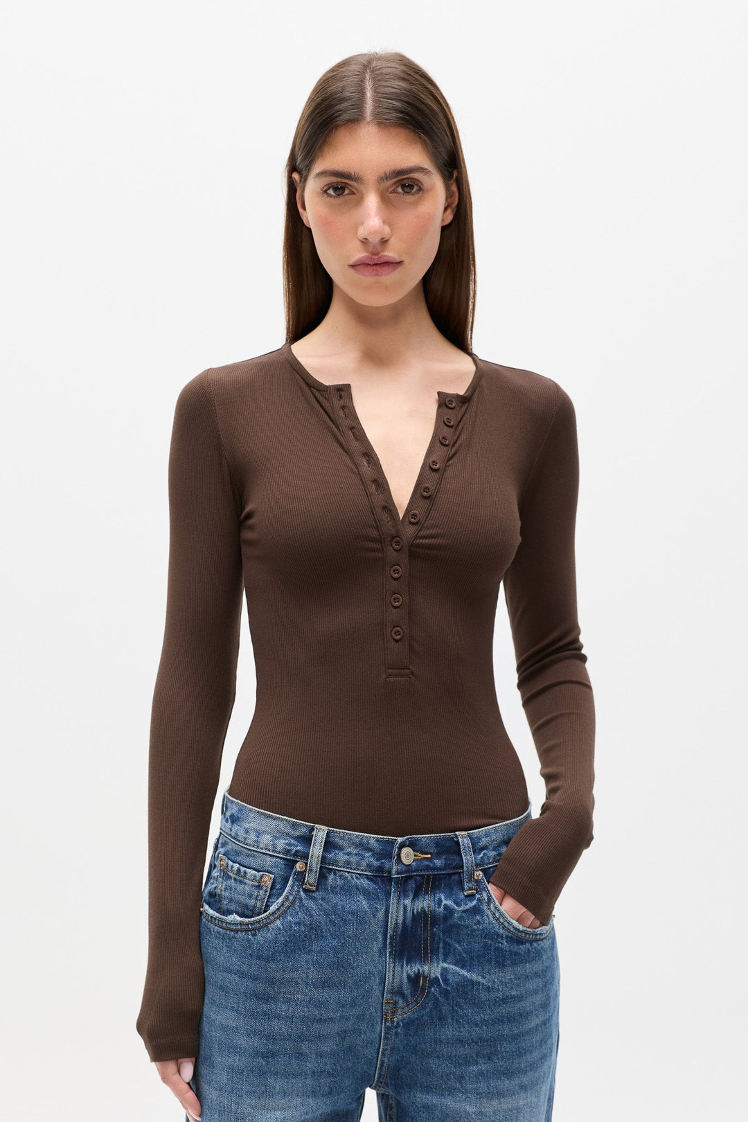 Lara Bodysuit - Chocolate