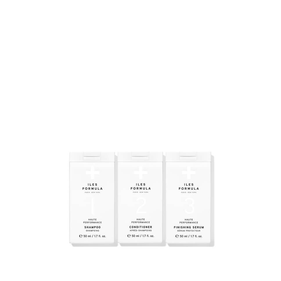 Iles Formula The Minis - shampoo, conditioner and finishing serum trio, 50 ml each