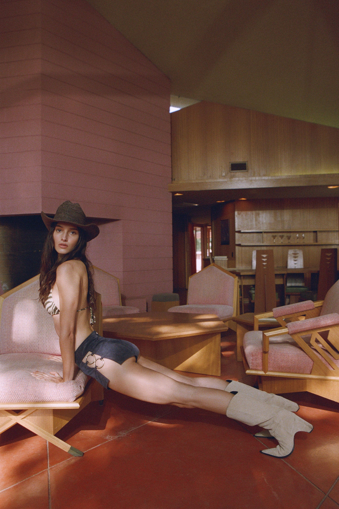 Lack of Color Raffia Cowboy Hat - Coco