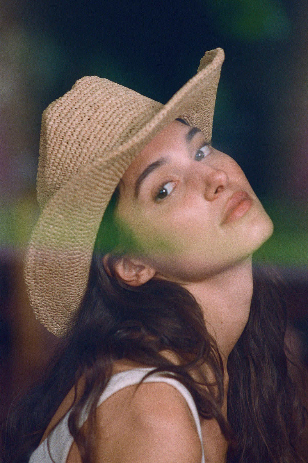 Lack of Color Raffia Cowboy Hat - Natural