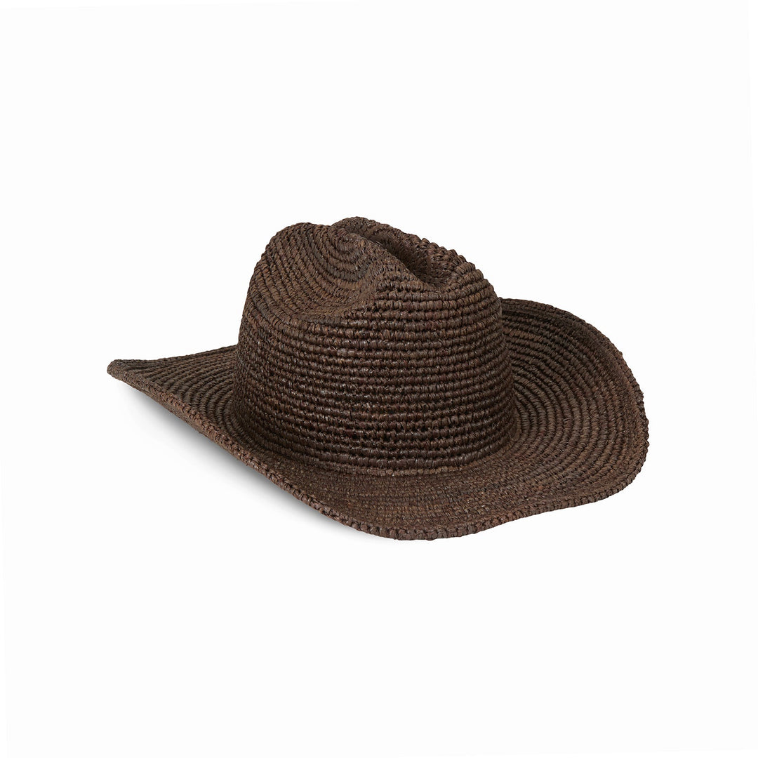 Lack of Color Raffia Cowboy Hat - Coco
