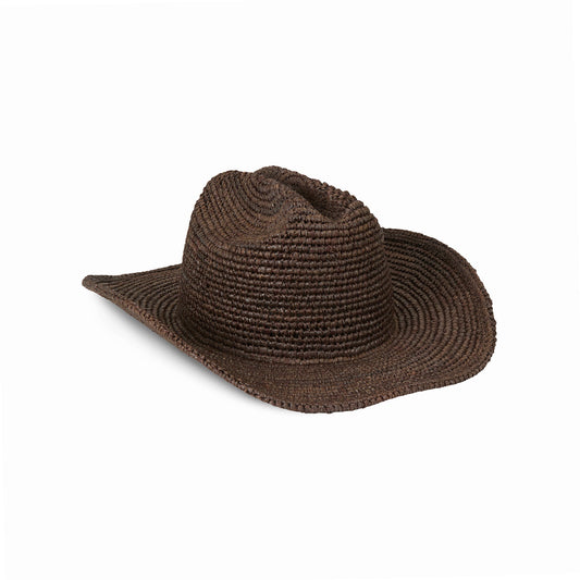 Lack of Color Raffia Cowboy Hat - Coco