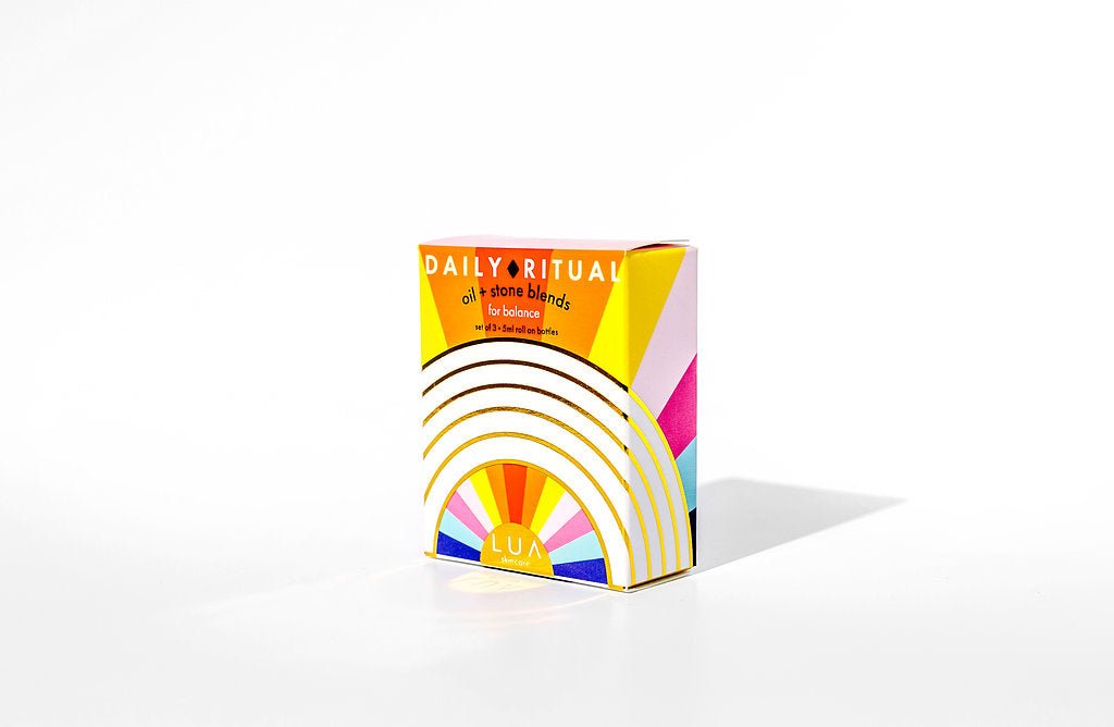 Daily Ritual Oil + Stone Blends - Set of 3