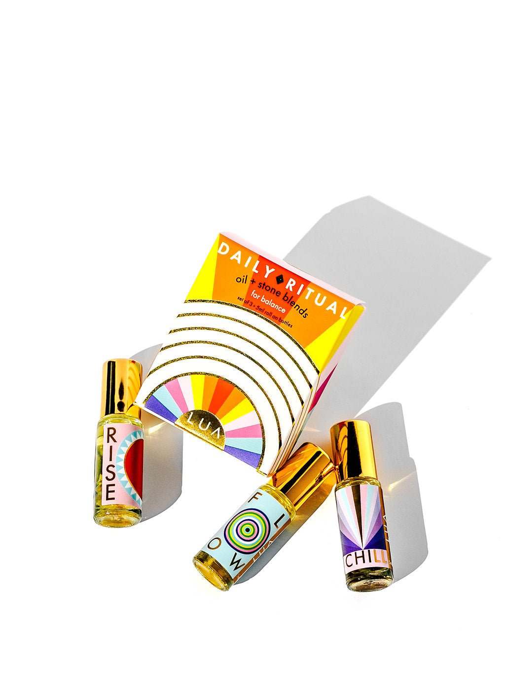Daily Ritual Oil + Stone Blends - Set of 3
