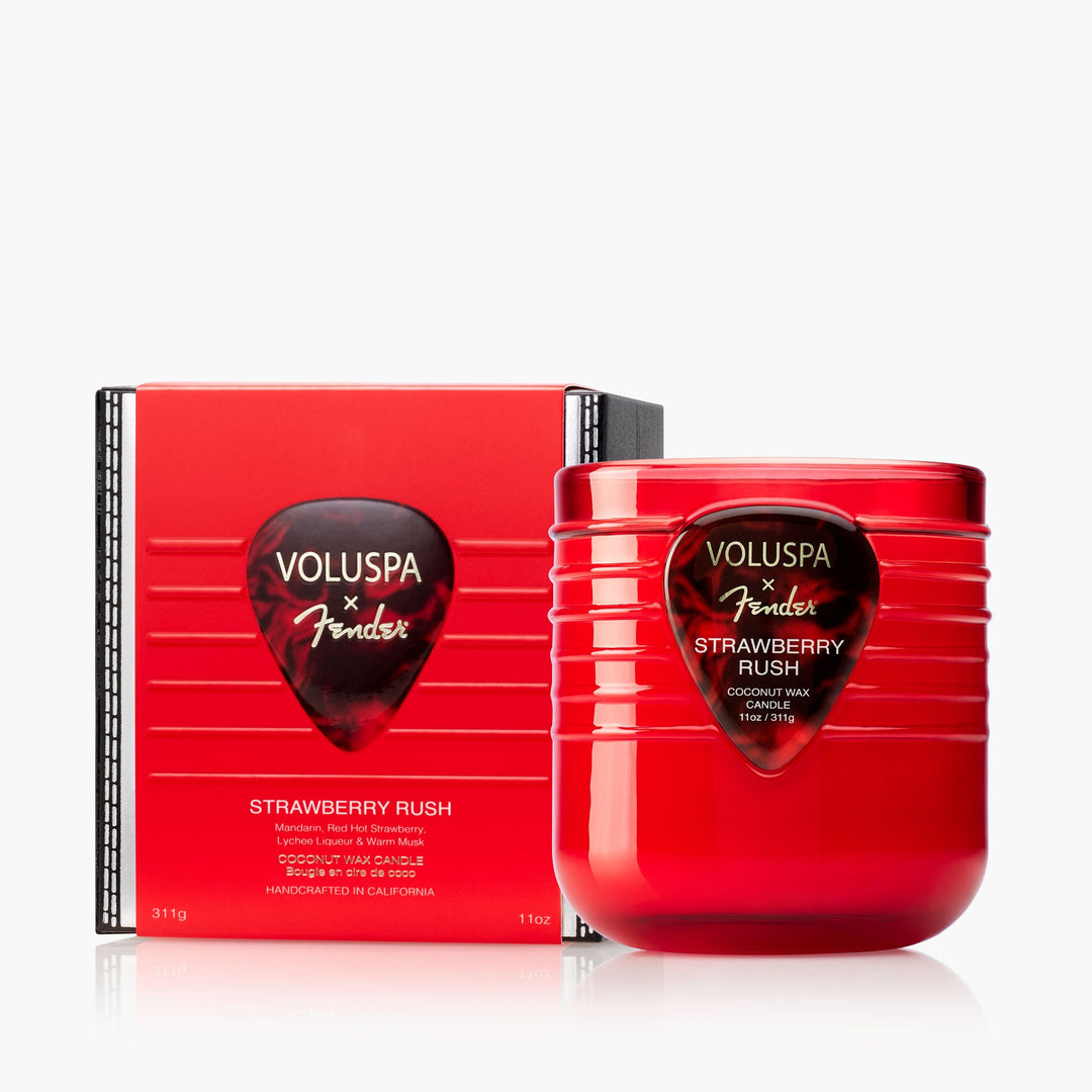 Strawberry Rush Boxed Candle - 11 oz