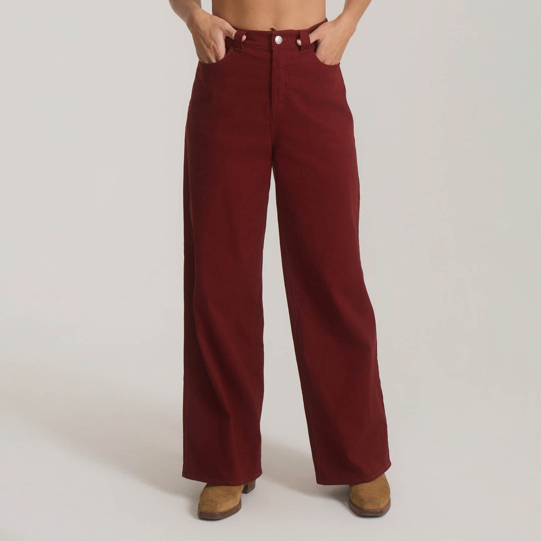 Hwy 1 Bedford Pant - Cherrywood
