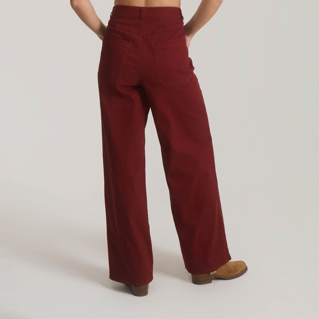 Hwy 1 Bedford Pant - Cherrywood