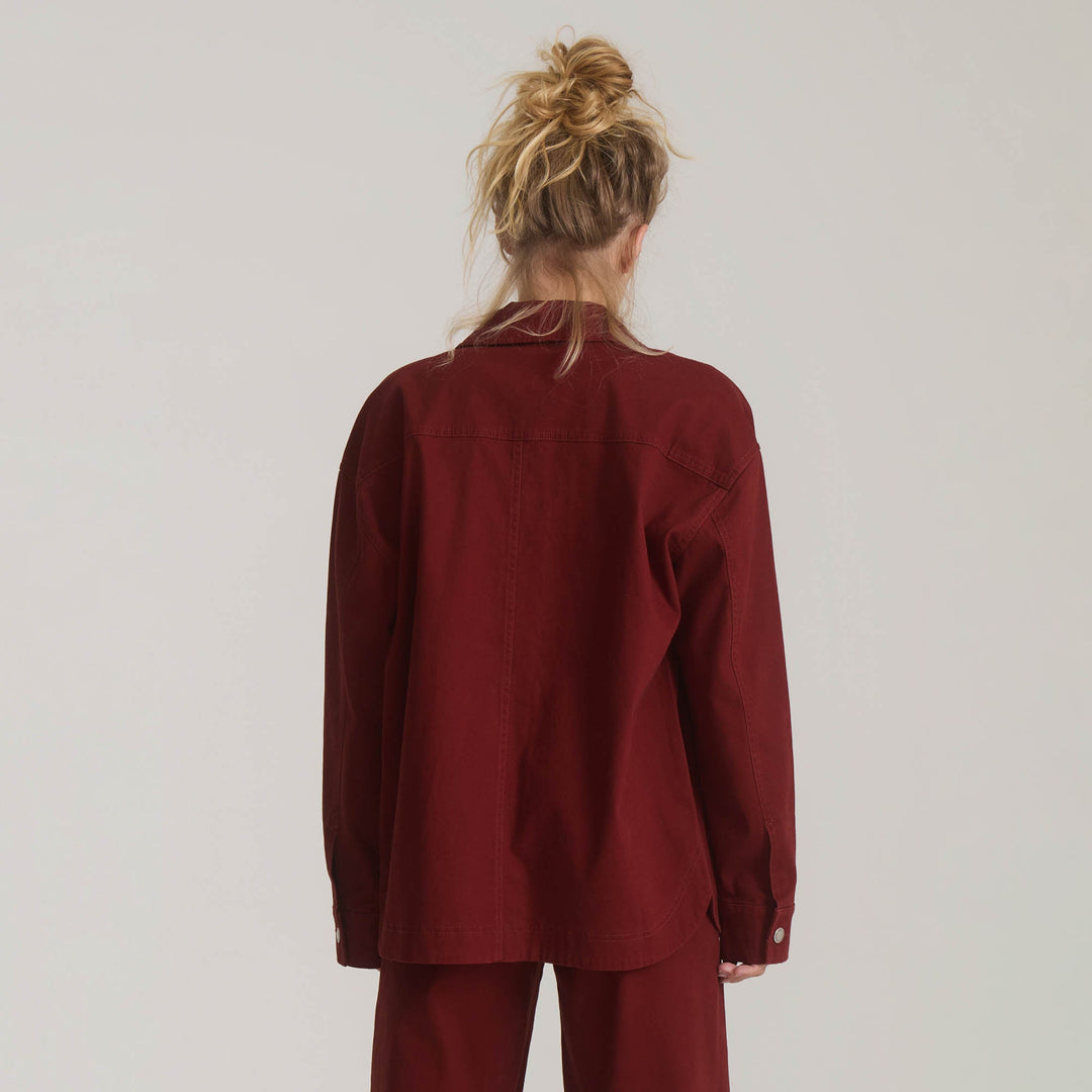 Hwy 1 Bedford Chore Jacket - Cherrywood