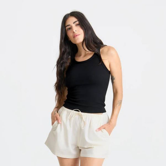 Wind Worn Tank Top - Black