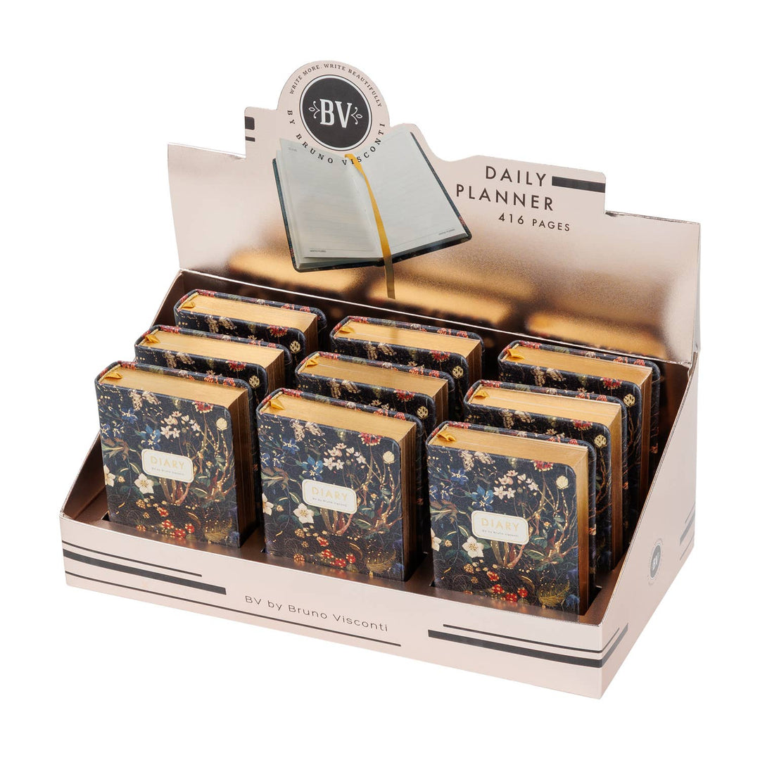 Bruno Visconti A7 Pocket Planner – Forest Flowers