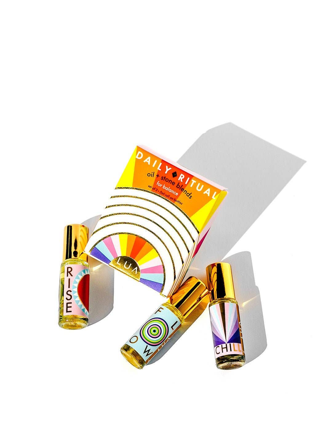 Daily Ritual Oil + Stone Blends - Set of 3