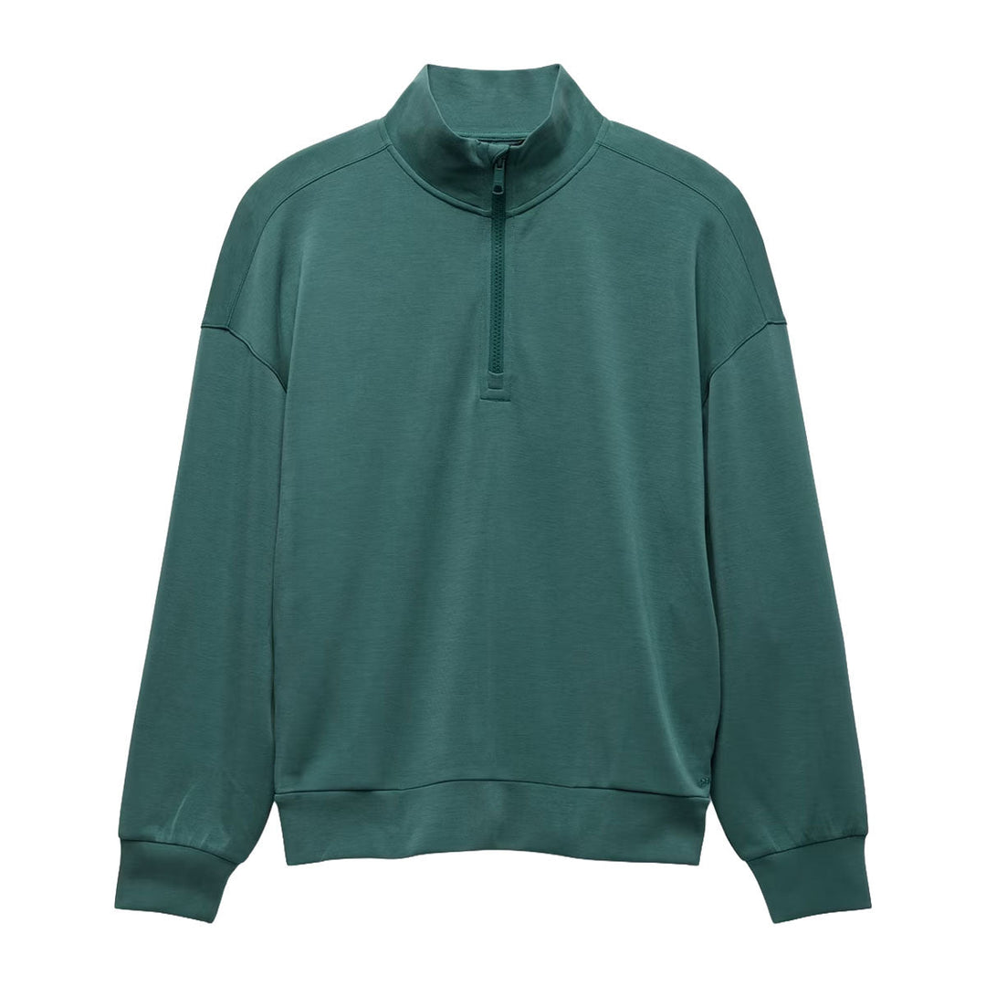 Shea Soft Relaxed Half Zip - Coast, front