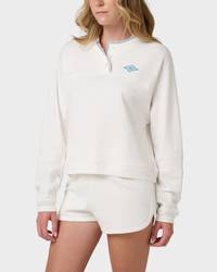 Henley Sweatshirt - White