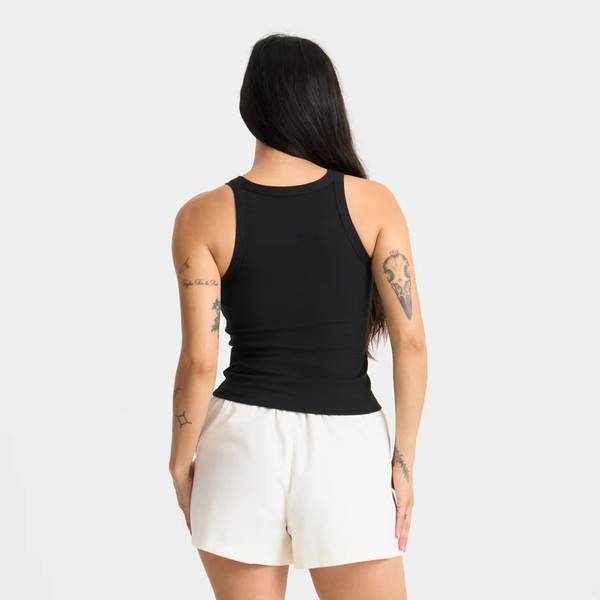 Wind Worn Tank Top - Black