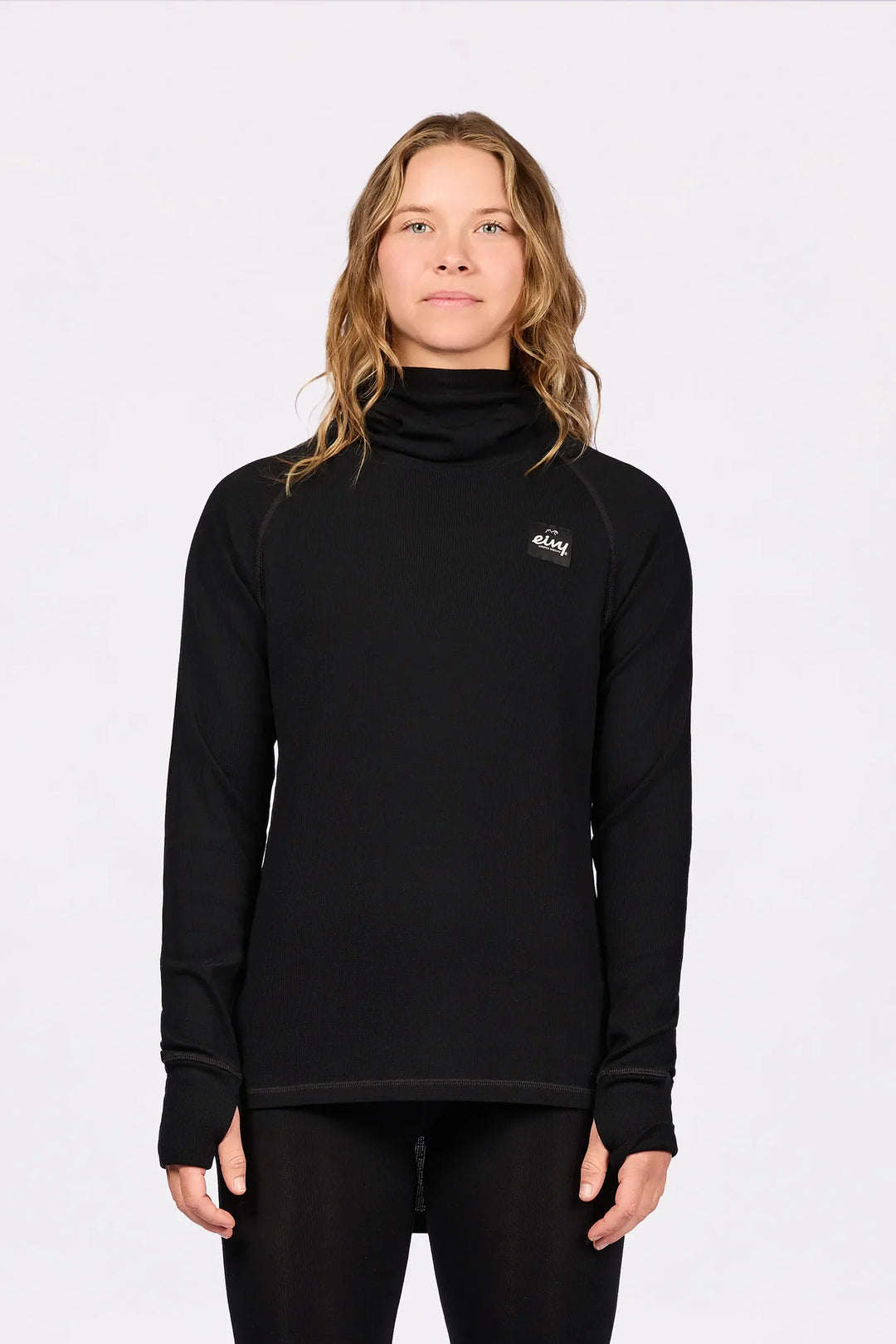 Eivy Icecold Merino Wool Rib Top - Black