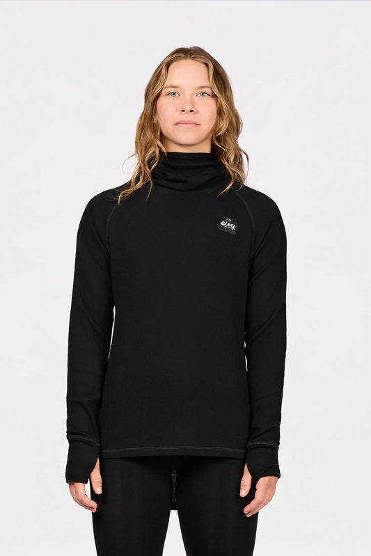 Eivy Icecold Merino Wool Rib Top - Black
