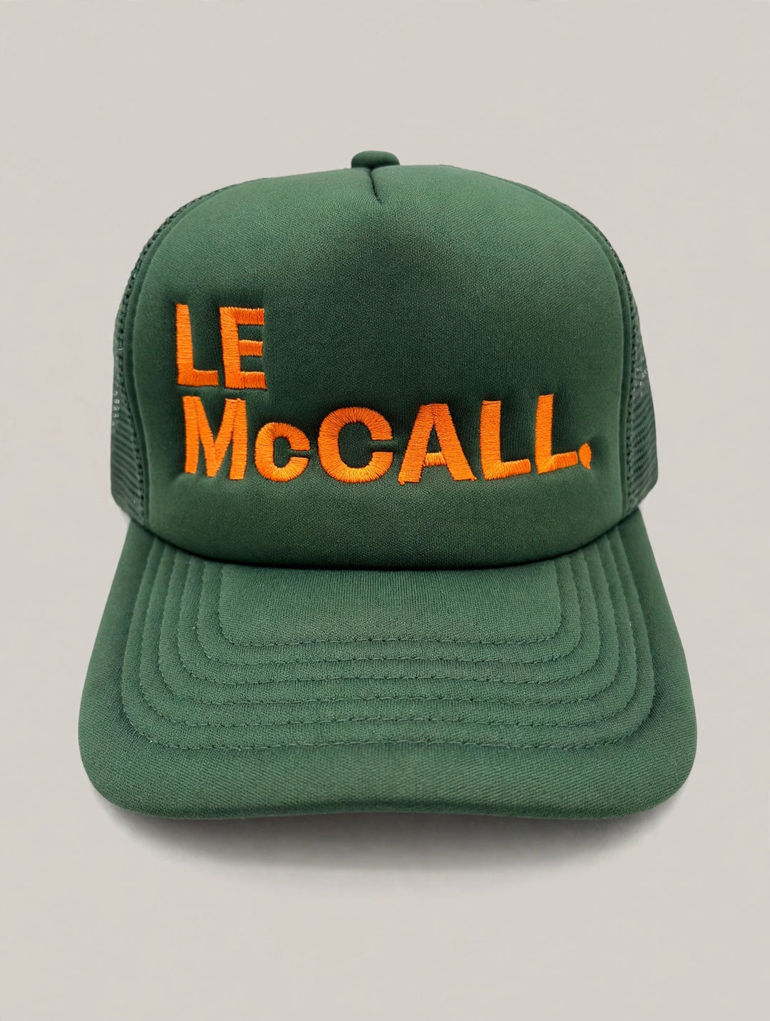 Le McCall trucker hat - Forest studio view