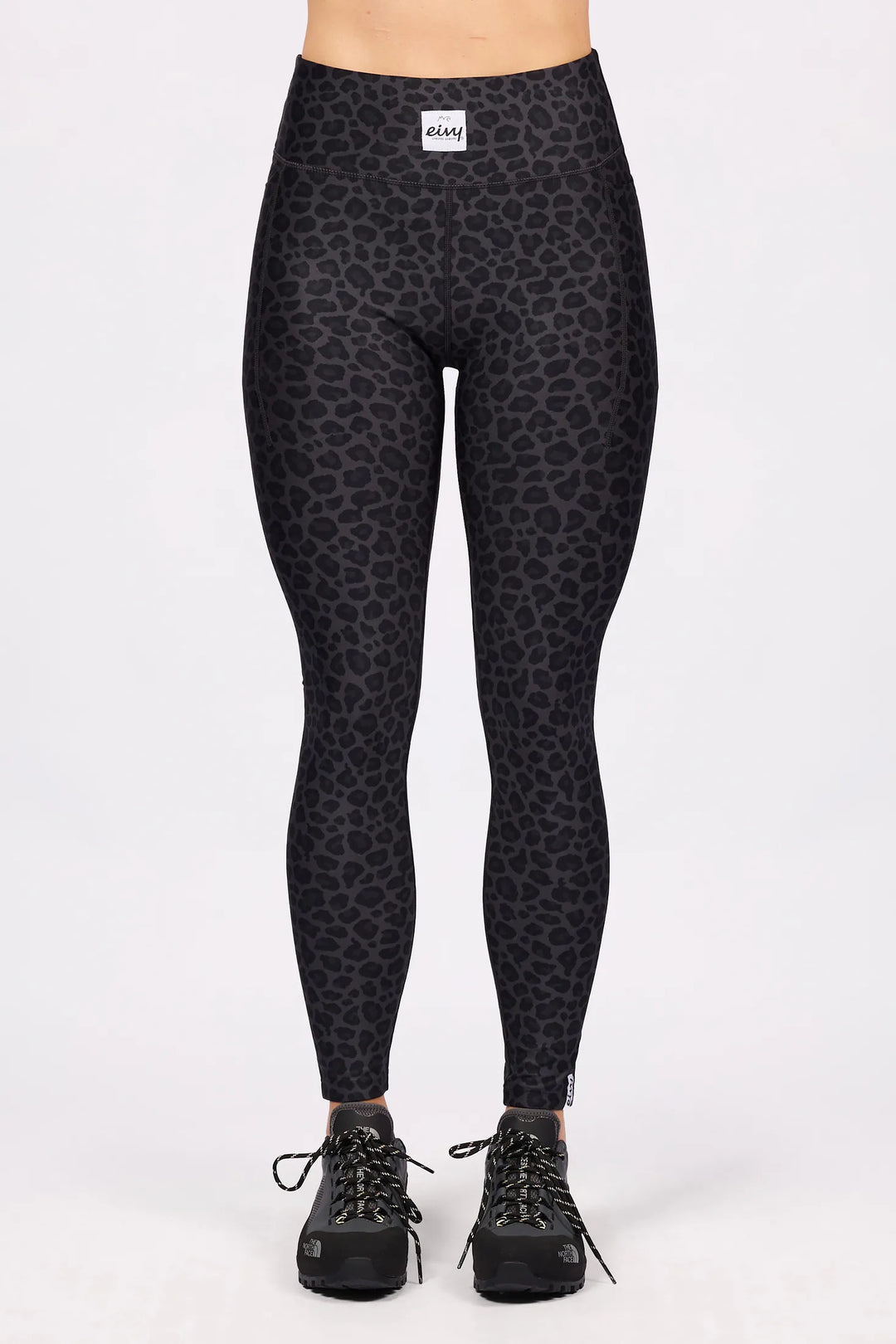 Eivy Pocket Tights - Black Leopard