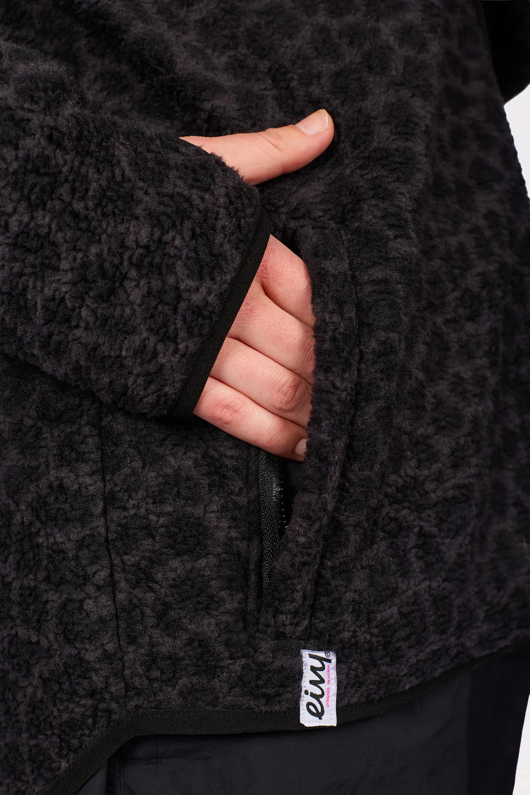 Eivy Redwood Sherpa Jacket - Black Leopard