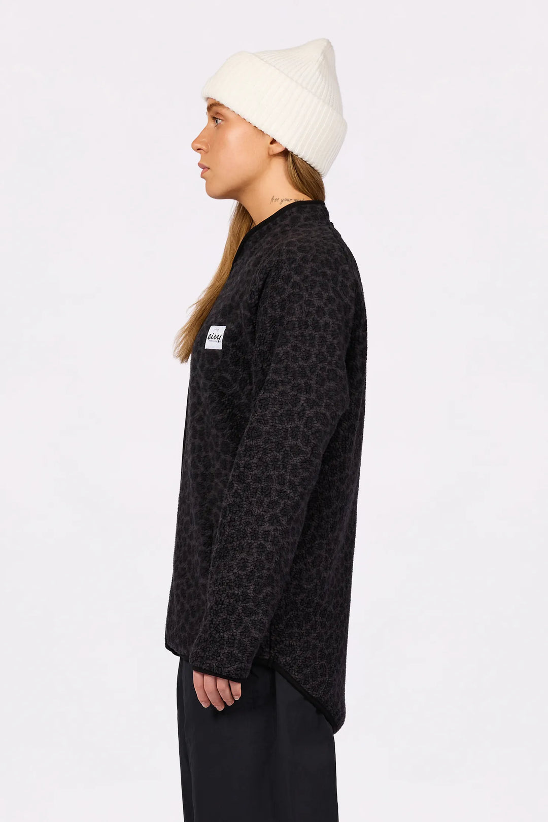 Eivy Redwood Sherpa Jacket - Black Leopard