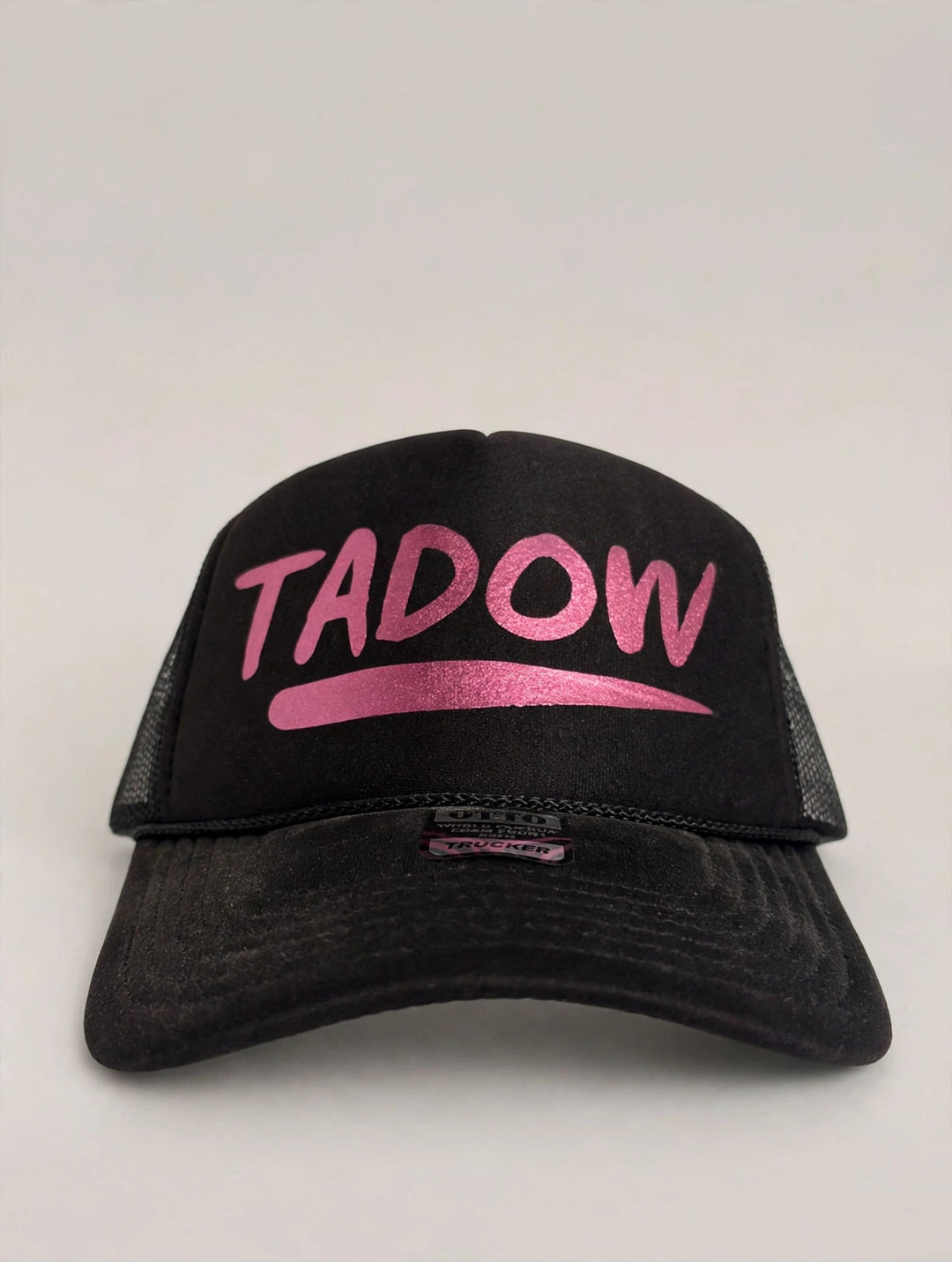 Tadow trucker hat - Black studio view